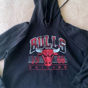 Chicago Bulls NBA Cropped Hoodie